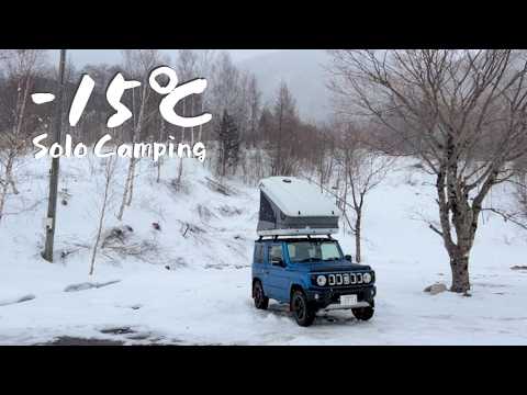 solo car camping with rooftop tent on Jimny in Japan [with subtitles]