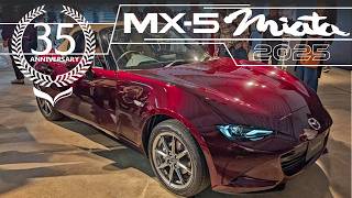 2025 Mazda MX-5 Miata Adds 35th Anniversary Special Edition : Specs, Features, Interior