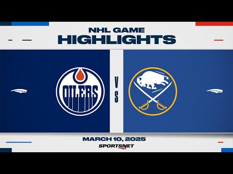 NHL Highlights | Sabres vs. Oilers - March 10, 2025