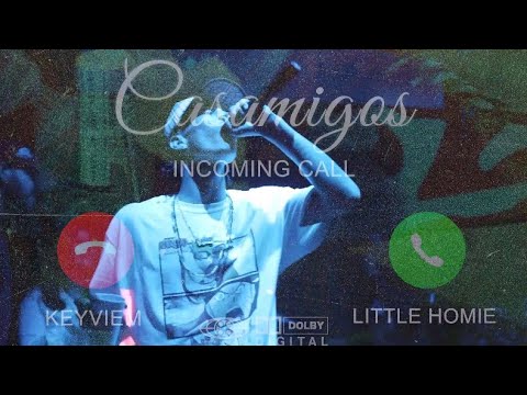 LITTLE HOMIE X KEYVIEM - CASAMIGOS 🥃 [OFFICIAL VISUALIZER] 😈💚 #dominicandrill