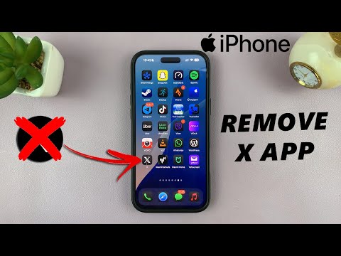 How To Uninstall X App On iPhone