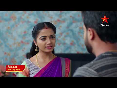 Geetha LLB- Promo | 11th Mar 2025 | Star Maa Serials | Mon-Fri at 10 pm | Star Maa