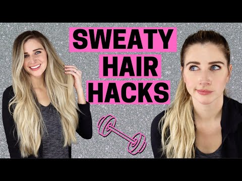 How to REFRESH YOUR SWEATY GYM HAIR WITHOUT WASHING IT