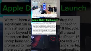 Apple Delay Siri Launch #asiantechgirl #futuretech #tech #trending #ai #siri #apple #shorts