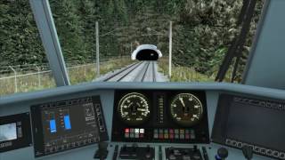 Testing the acceleration of a BR101 in Train Simulator