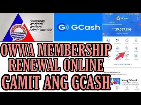 PAANO MAG RENEW NG OWWA MEMBERSHIP ONLINE AT PAANO MAGBAYAD NG OWWA TRU GCASH | Kyla's TV