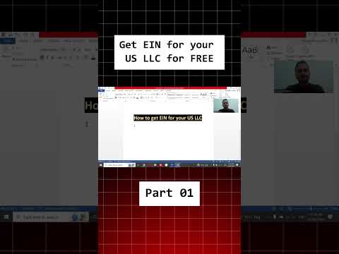 How to get EIN for your US LLC in 2025 for FREE | Step by Step | Part 01