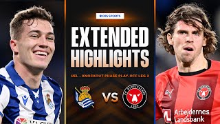 Real Sociedad vs. Midtjylland: Extended Highlights | UEL Knockout Phase Play-off Leg 2 | CBS Sports