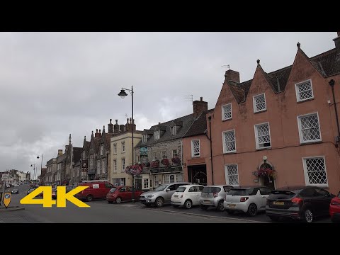 Chipping Sodbury Walk: Town Centre【4K】