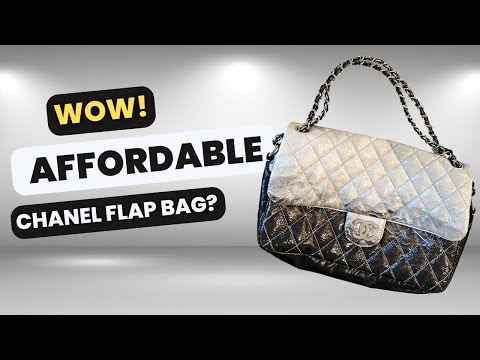 Review: Chanel Melrose Distressed Grey Flap Bag Shoulder Bag