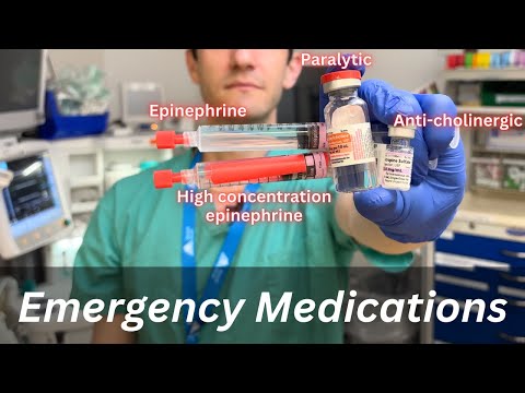 Emergency drugs in pediatric anesthesia