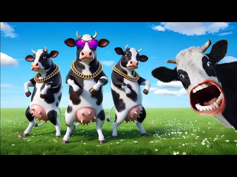 FUNNY COW DANCE - Coffin Dance Song (COVER) | Cow Song & Cow Videos 2024 | Cow music | #cow #jaktv