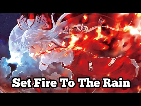 『Nightcore』Set Fire to the Rain (Rock Cover)