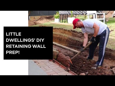 Little Dwellings' DIY Retaining Wall Prep! | ModularWalls