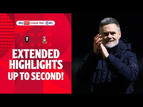 UP TO SECOND! | Salford City v Bradford City extended highlights