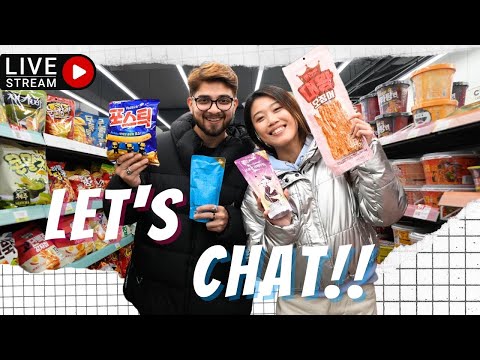 NickandCarrie is live (with Korea Snacks and drinks🥤 )