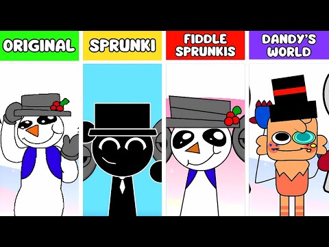 Incredibox Fiddlebops Original VS Fiddlebops But SPRUNKI VS FiddleSprunkis VS Dandy's World