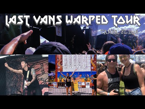 VLOG 10: VANS WARPED TOUR 2018 TAMPA (injuries, last warped tour EVER)