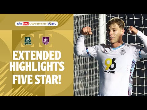 FIVE STAR! | Plymouth Argyle v Burnley extended highlights