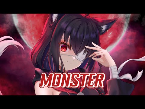 Nightcore - Monster (Lyrics)