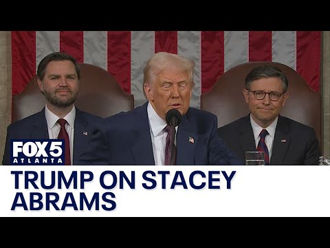 President Trump mentions Stacey Abrams | FOX 5 News