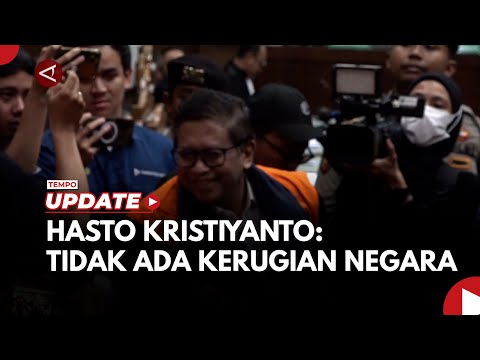 Hasto Kristiyanto Klaim Tak Ada Kerugian Negara dalam Kasusnya