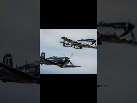 Mustang vs. Corsair in Combat?? #shorts #aviation #aviationlovers #airforce #dogfight