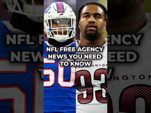 NFL Free Agency NewsYou Might Have Missed #nfl #nflnews #nflfreeagency #nflfootball #shorts