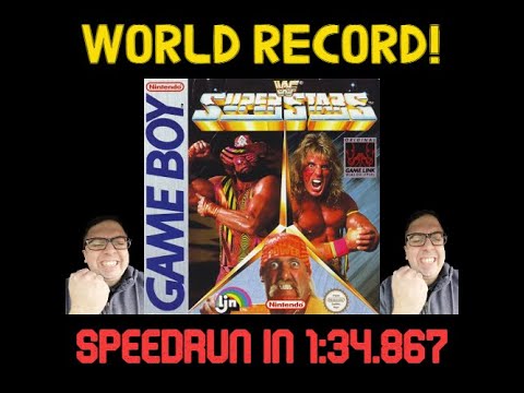 WWF Superstars on Game Boy Speedrun WORLD RECORD in 1:34.867!