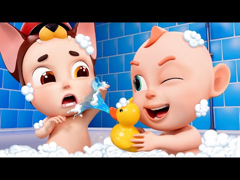 Let's Take a Bath | Fun Bath Time Song | Bubble Bath | Rosoo Nursery Rhymes & Kids Songs