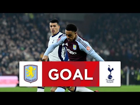 GOAL | Jacob Ramsey | Aston Villa 1-0 Tottenham Hotspur | Fourth Round | Emirates FA Cup 2024-25