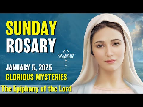 Sunday Rosary ❤️ Glorious Mysteries of the Rosary ❤️ January 5, 2025 VIRTUAL ROSARY