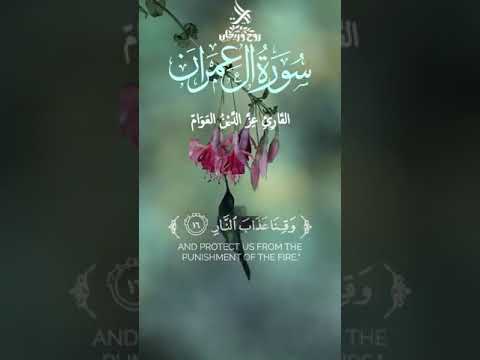 عزالدين العوامي سورة ال عمران #راحة_نفسية #تلاوة_خاشعة #اكسبلور