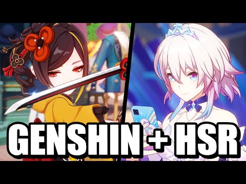 Building Chiori + March 7th LIVE! (Genshin Impact & Honkai Star Rail)