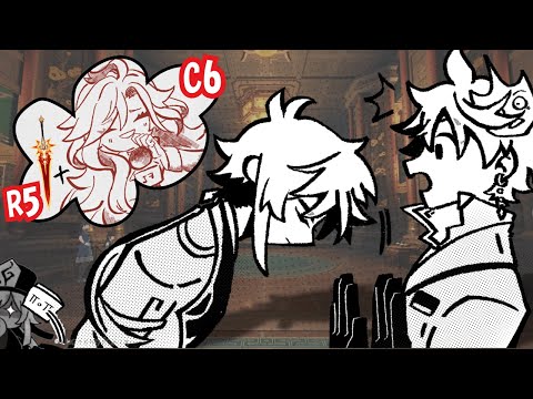 Zhongli JP VA BEGS Childe to Pay for his C6R5 Mavuika (Short Animation)