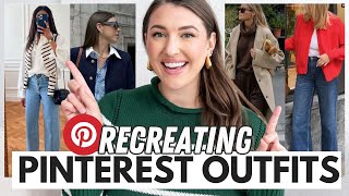 Recreating *FALL* Pinterest Outfits 🍁 11 Fall Outfit Ideas