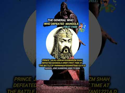 Jalal udin khawarizm shah,defeated mangols,army,afghanistan #historia#battle