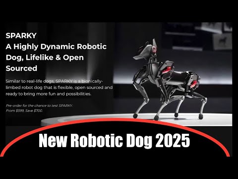 Sparky Robotic Dog at CES 2025: New Robot with Dynamic, Lifelike Movement #newrobot