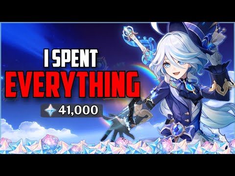 I Spent OVER 250 SUMMONS For FURINA!!! (Genshin Impact)