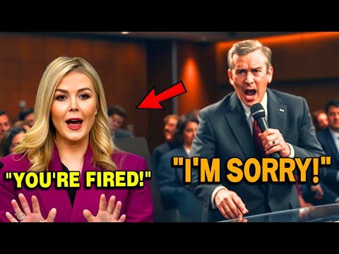 Liberal TV Host Fired for One Sentence – Karoline Leavitt’s Response Will SHOCK You!