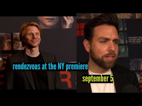 Rendezvous at the New York Premiere of 'September 5' | Peter Sarsgaard, Ben Chaplin