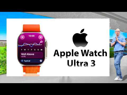 Apple Watch ULTRA 3 - THINNER DESIGN & Edge to Edge Display!