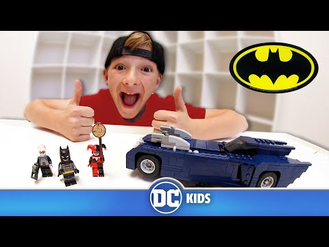 TurboToyTime | FATHER AND SON ULTIMATE LEGO BATTLE (Batmobile VS Harley Quinn & Mr Freeze!) @dckids