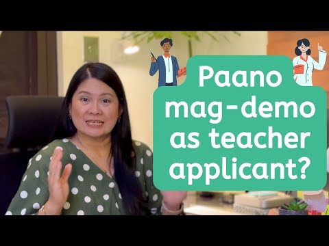 Paano makapasa sa demo teaching | Teaching demonstration tips