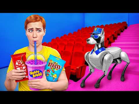 How to Sneak Candy into Movie Theater with Robot Dog by Multi DO Smile