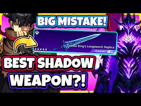 BEST SHADOW WEAPON TO MAX FIRST? SHADOW GROWTH TIPS! [Solo Leveling: Arise]