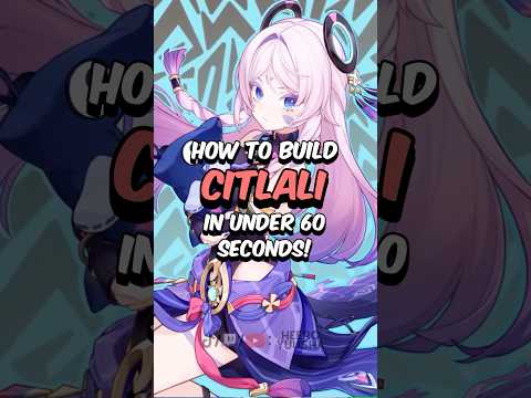 BEST CITLALI BUILD - How to Build Citlali in 60 Seconds #genshinimpact #genshin #hoyoverse