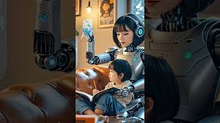 🏡 AI Girl Robot Living as a Family Member – The Future of AI Companions! #Robots