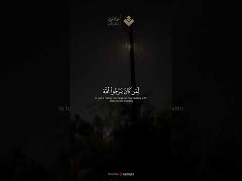 لقد كان لكم في رسول الله أسوة حسنة ||  #المنشاوي #quran