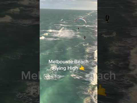 Florida Beach Flying #paramotor  Melbourne & Neptune Beaches